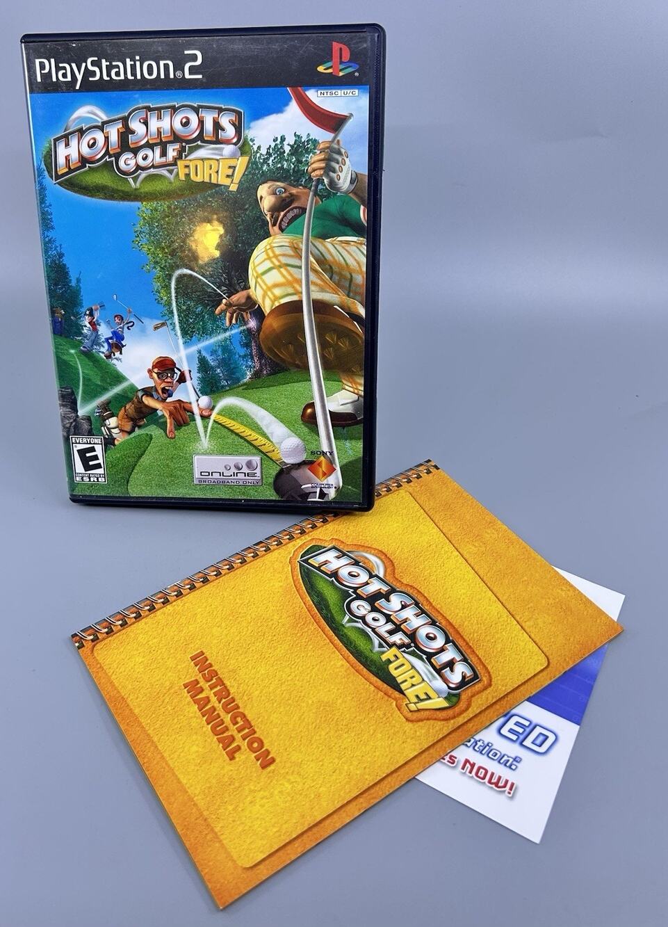 Hot Shots Golf FORE! COMPLETE Sony PlayStation 2 PS2 Video Game Black Label